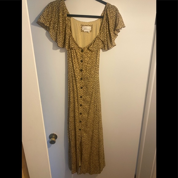 Anthropologie Animal Print Maxi dress with pockets Only worn once for an event! - Picture 3 of 4